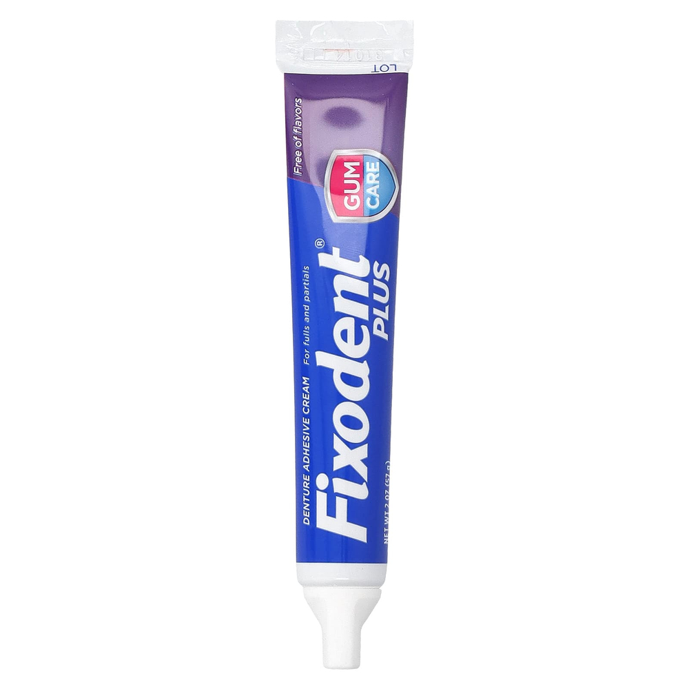 Fixodent, Plus, крем для фиксации протезов, 57 г (2 унции)