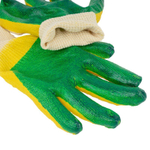 Перчатки х/б с двойным обливным латексным покрытием