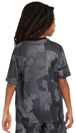 Футболка для мальчика теннисная Nike Kids Dri-Fit Short-Sleeve Top - black/white