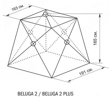 Палатка Canadian Camper BELUGA 2 (однослойная)
