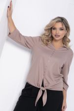 Блуза Монокини (капучино) Б12358-18 LT Collection