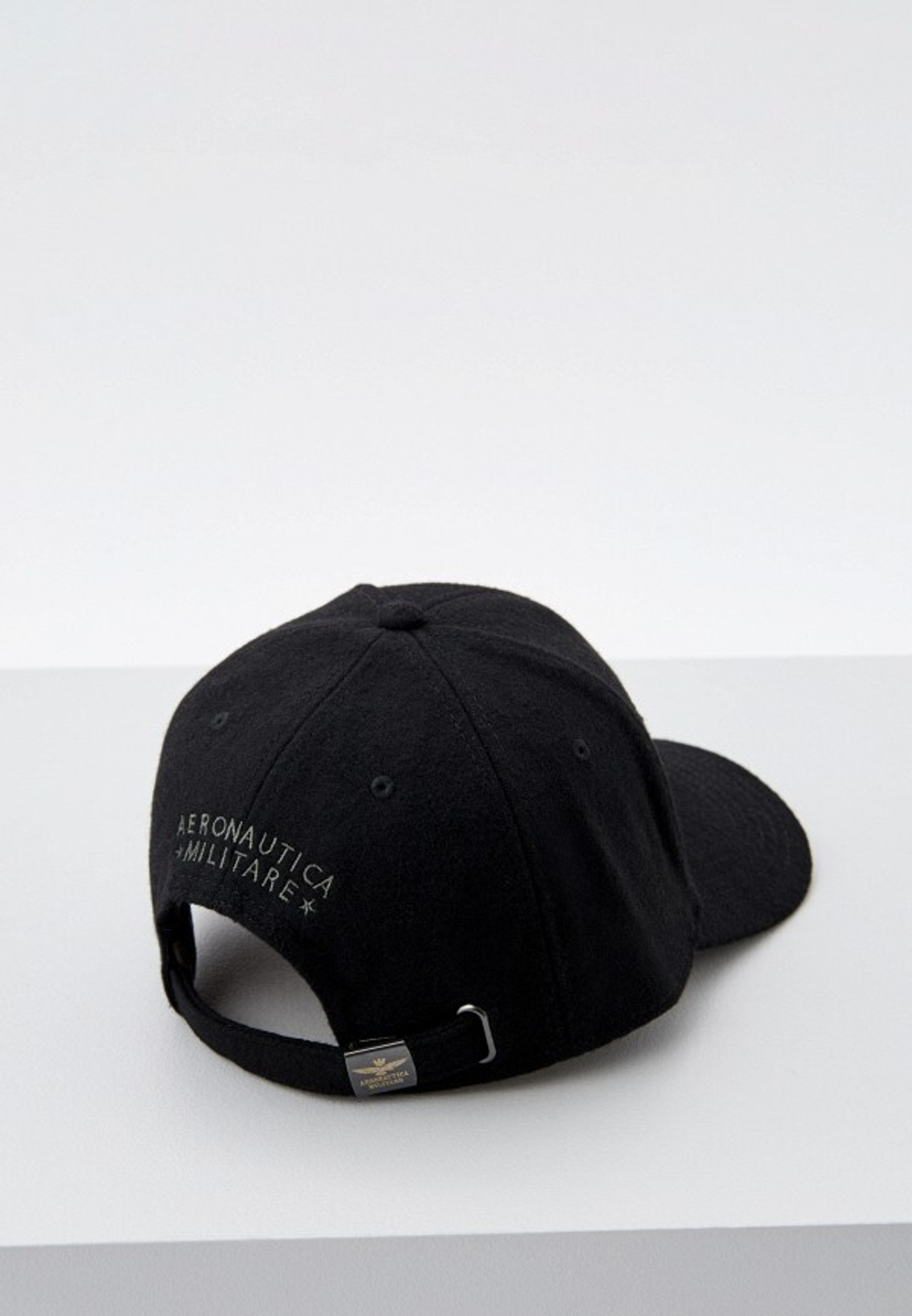 Кепка AERONAUTICA 1147 черный нашивка лого