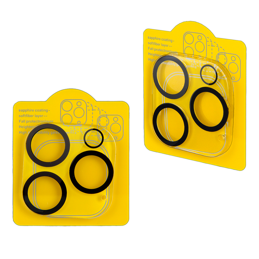 Защитное стекло на камеру iPhone 15 Pro/15 Pro Max 3D Lens G13 Hoco без упаковки (прозрачный)