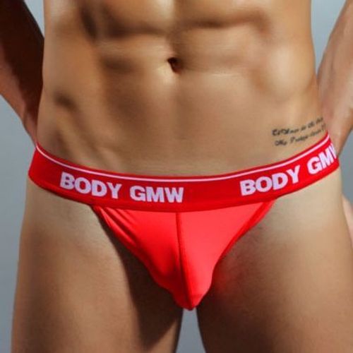 Мужские трусы танга GMW Tanga Red