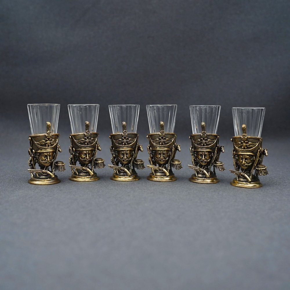 Подарочный набор лафитников "Гусары Prime" 6 шт.