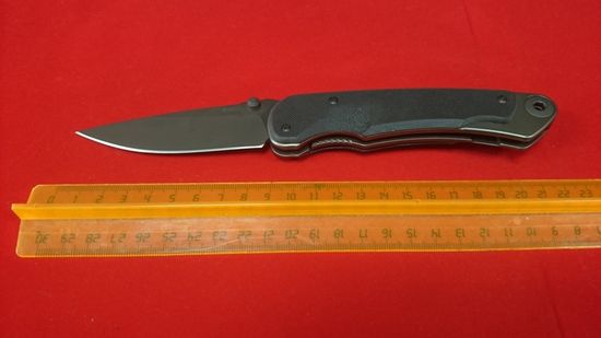 Складной нож скл. Spartan Blades Akribis Folder SB/SF1BKMGGB c клинком из стали CPM-S35VN, рукоять титан / G10