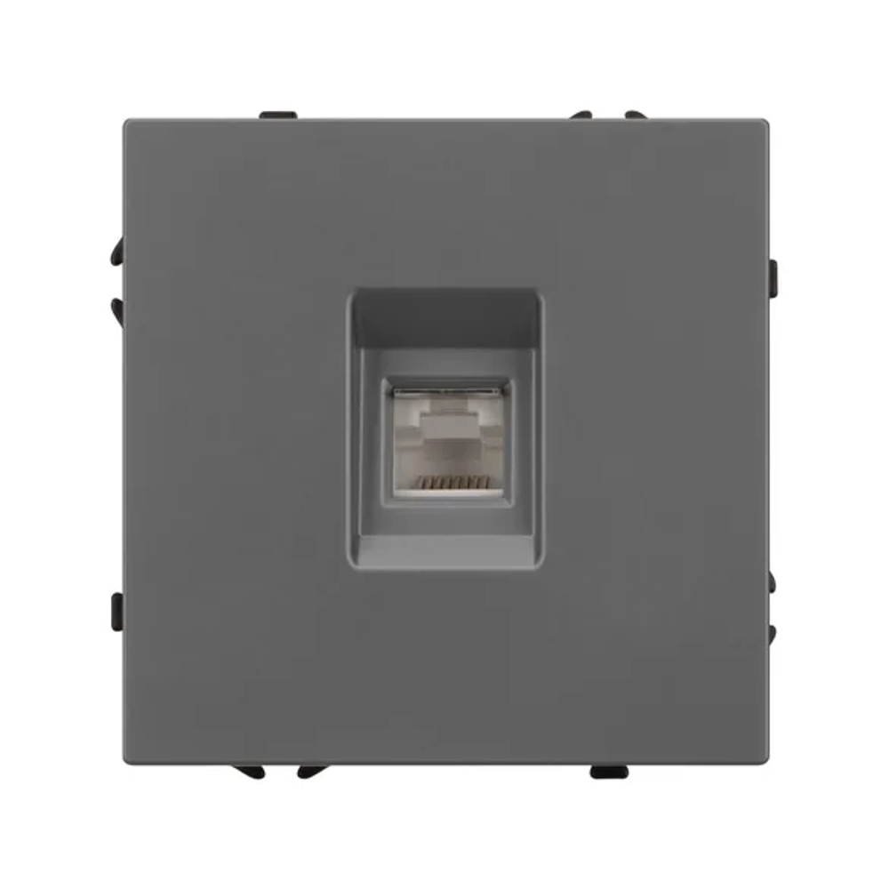 Механизм компьютерной розетки SCT-NOBE-MPC1-SFPL-GR (RJ-45, CAT6) (Arlight, -) 054307