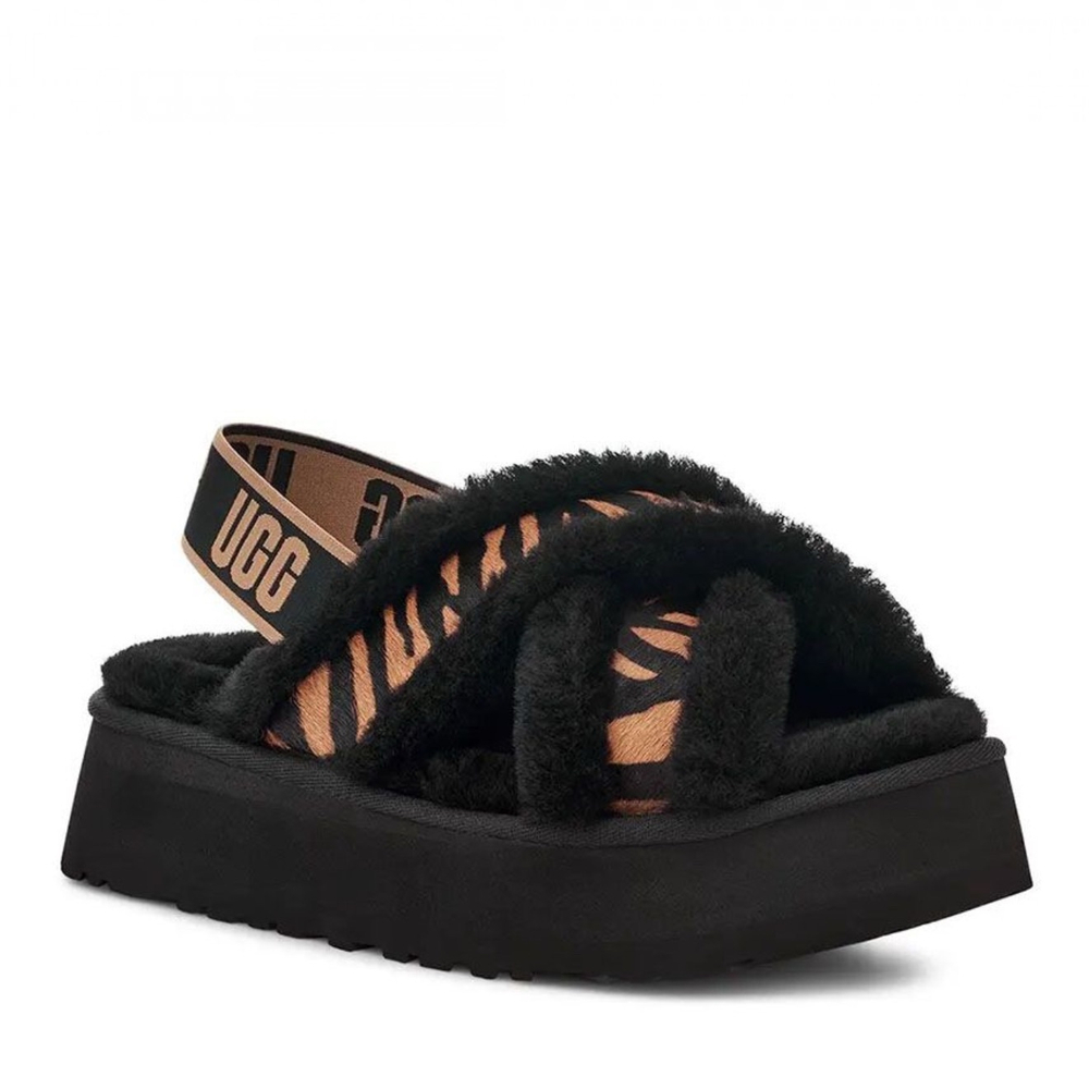 UGG Disco Cross Slide Black Tiger