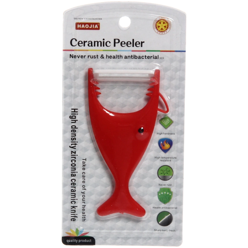 Овощечистка поперечная с керамическим лезвием «Кит»