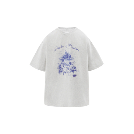Футболка Called a Garment Blueberry Kingdom "Grey Melange"
