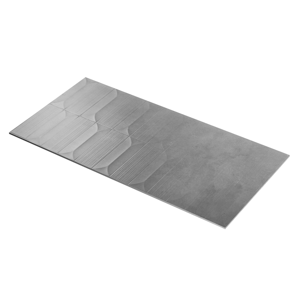 Керамогранит Lavelly Hexagon Relief темно-серый матовый 1200х600х8,5 мм (2 шт.=1,44 кв.м)