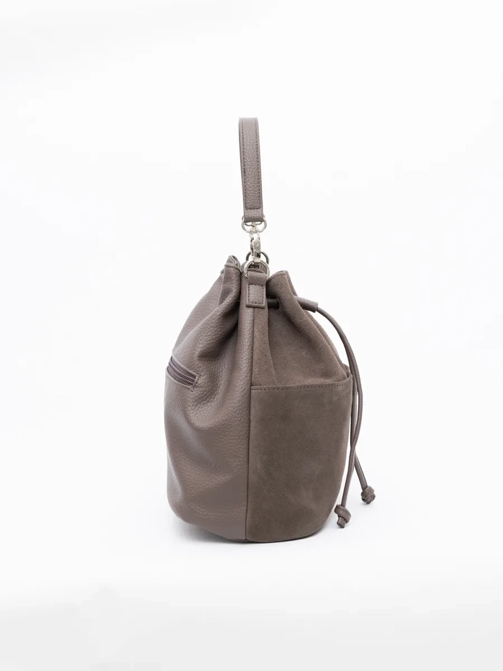 сумка через плечо маленькая натуральная замша