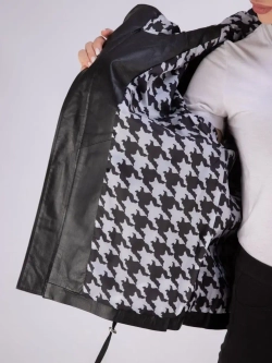 Куртка женская из натуральной кожи с капюшоном Турция