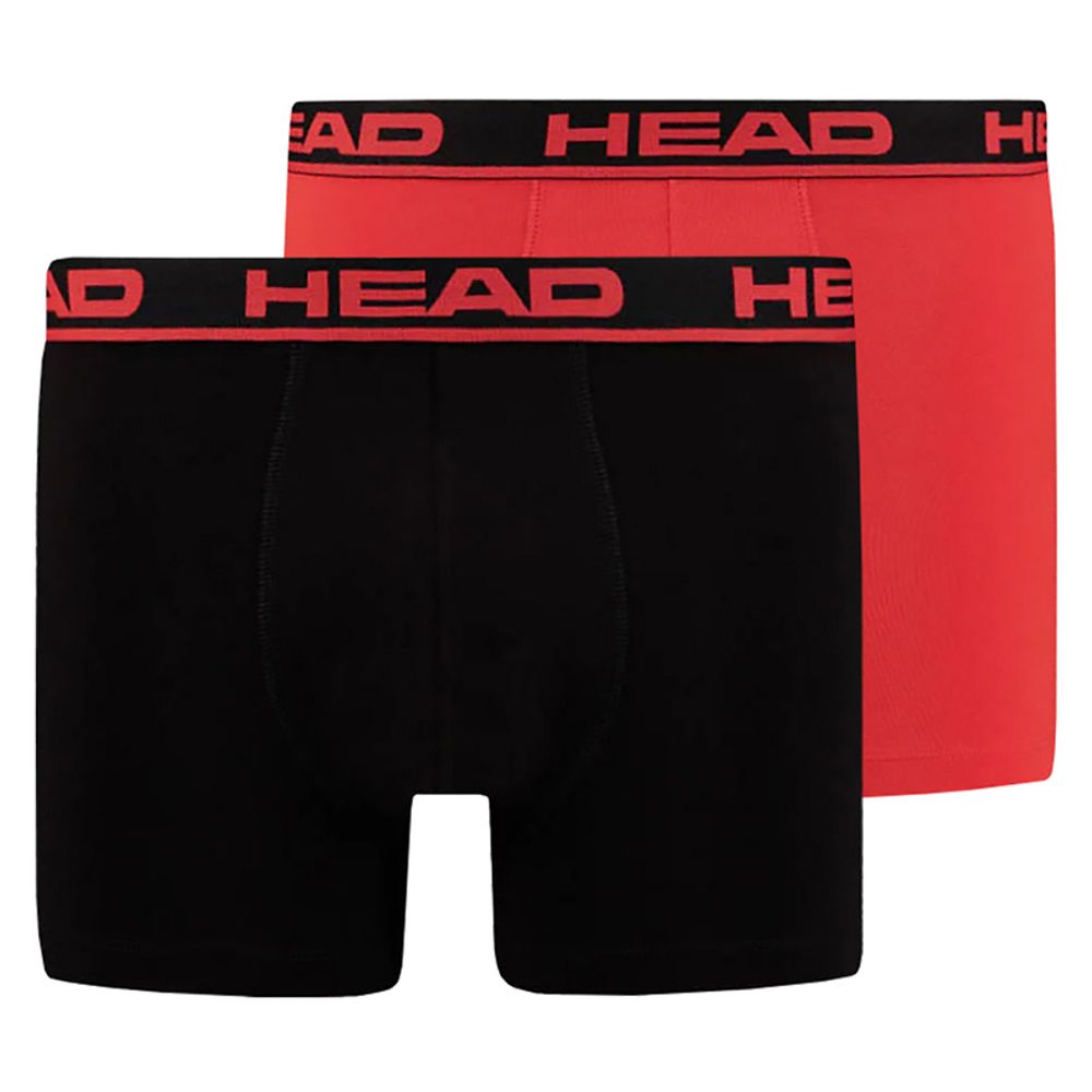 Мужские спортивные боксеры Head Men&#39;s Boxer 2P - grey/red combo