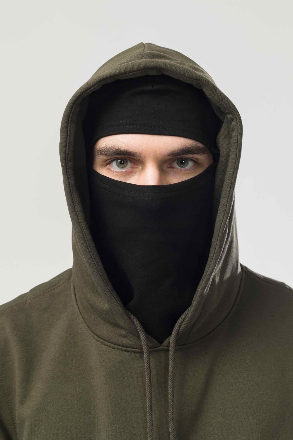 Худи Codered Base Hoodie Wide Summer Logo R Болотный/Белый принт CODERED