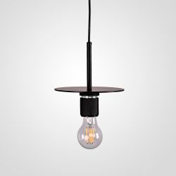 Подвесной светильник RH Utilitaire Disk Shade Pendant Black