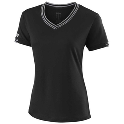 Футболка для девочки теннисная Wilson G Team V-Neck - black