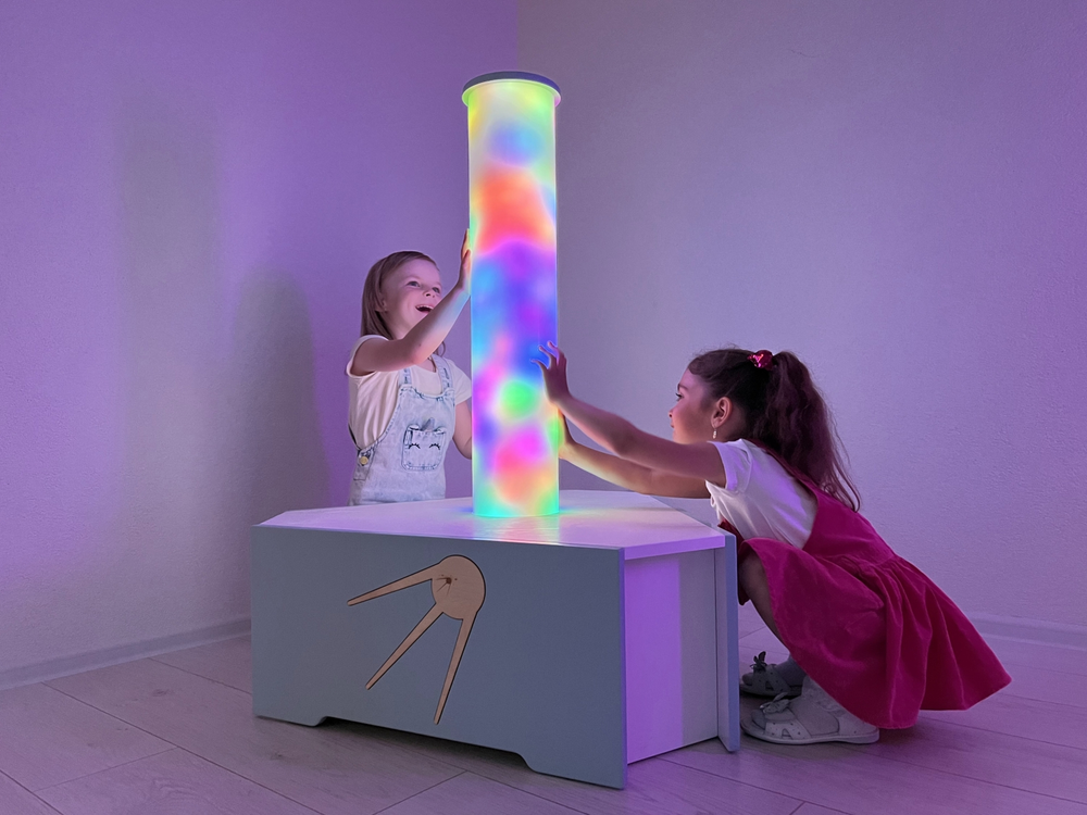 Напольная светодиодная колонна Лампус