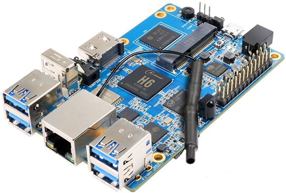 Микрокомпьютер  Orange Pi 3 H6 (2GB+8GB eMMC)