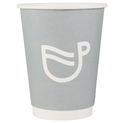 Стакан ГН 350 мл (d-90 мм) бумажный, 2-х сл. "Волна" голубой (25/500 шт.)