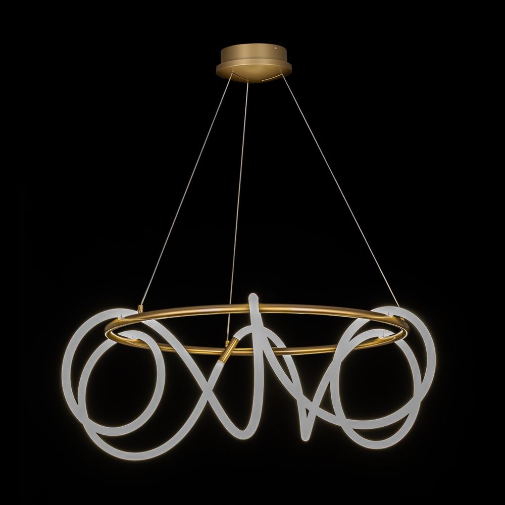 Citilux PYTHON CL220283 Люстра подвесная с пультом Бронза