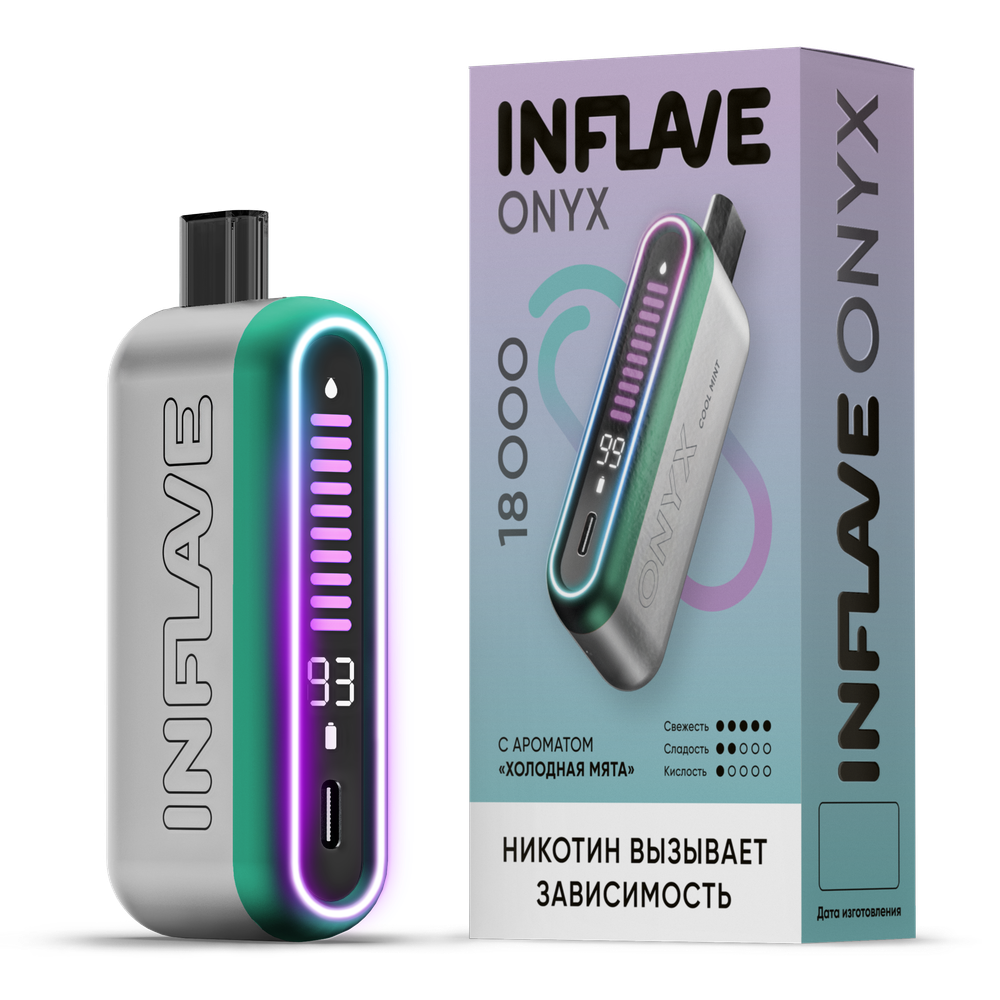 Inflave Onyx Холодная мята 18000 затяжек 20мг (2%)