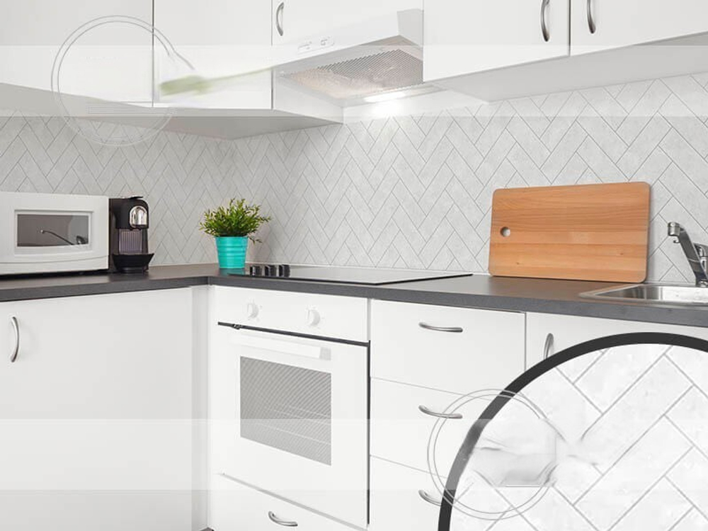 Кухонный фартук Палермо (Ф-142) 3000х600 мм