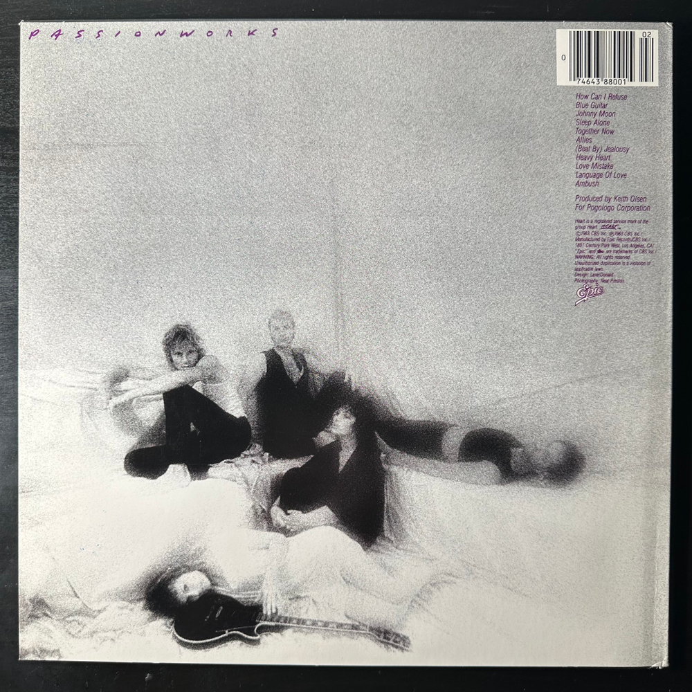 Heart ‎– Passionworks (США 1983г.)