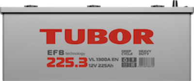 TUBOR EFB 6СТ-225 аккумулятор