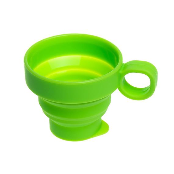 Кружка силиконовая PREMIER складная с крышкой (PR-FH038)