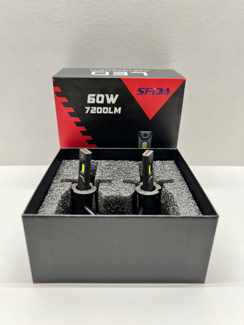 H3 / Комплект светодиодных ламп (H3) SFIDA LED V19 7200LM (2 шт./ комплект)