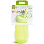 Munchkin поильник непроливайка с трубочкой Simple Clean Straw 296 мл с 12 мес ,зеленый 90017