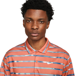 Мужское теннисное поло Nike Dri-Fit Graphic Polo M - Оранжевый