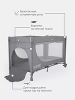 Кроватка-манеж Rant Romano Grey