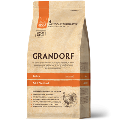 GRANDORF CAT STERILISED Индейка для стерилизованных кошек
