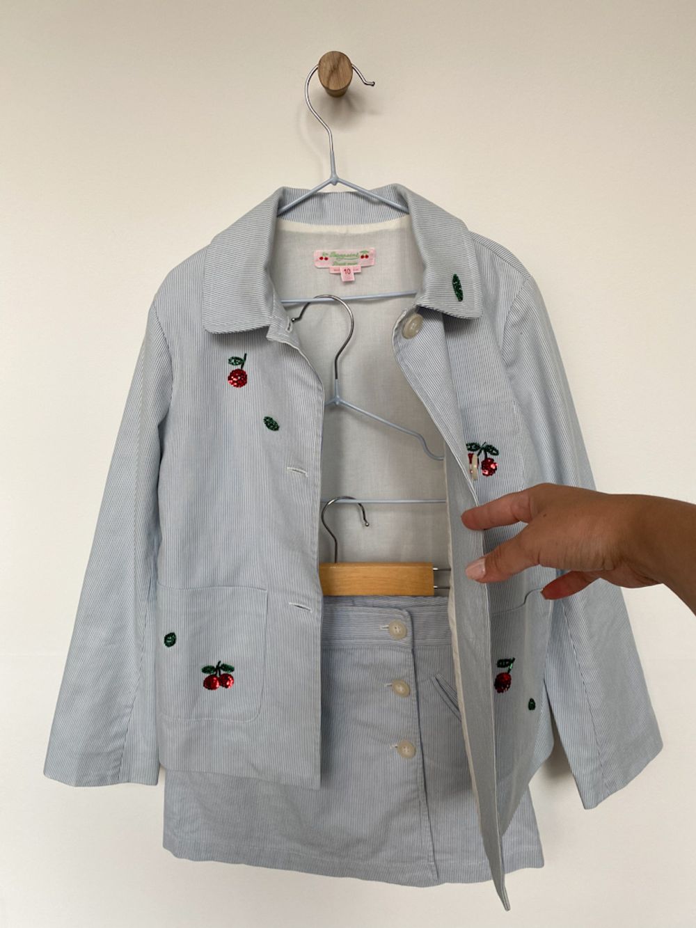 Хлопковая юбка Bonpoint, 140