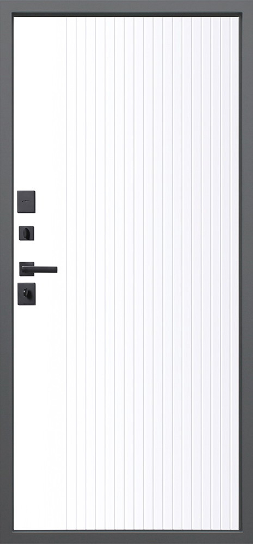 Стальная дверь "Winter" (терморазрыв 3к). Заказная модель.