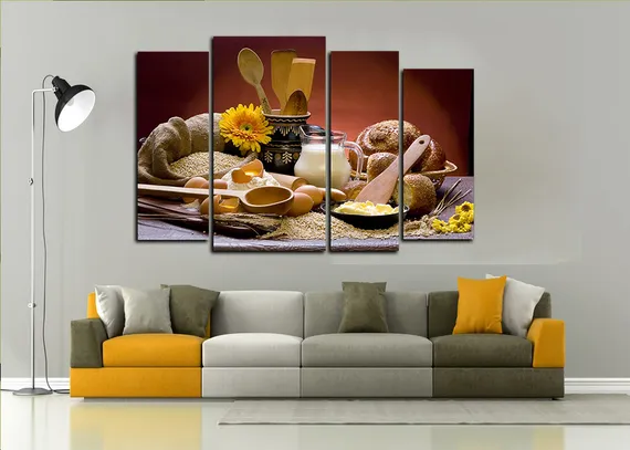 Модульная картина "Ароматная выпечка"