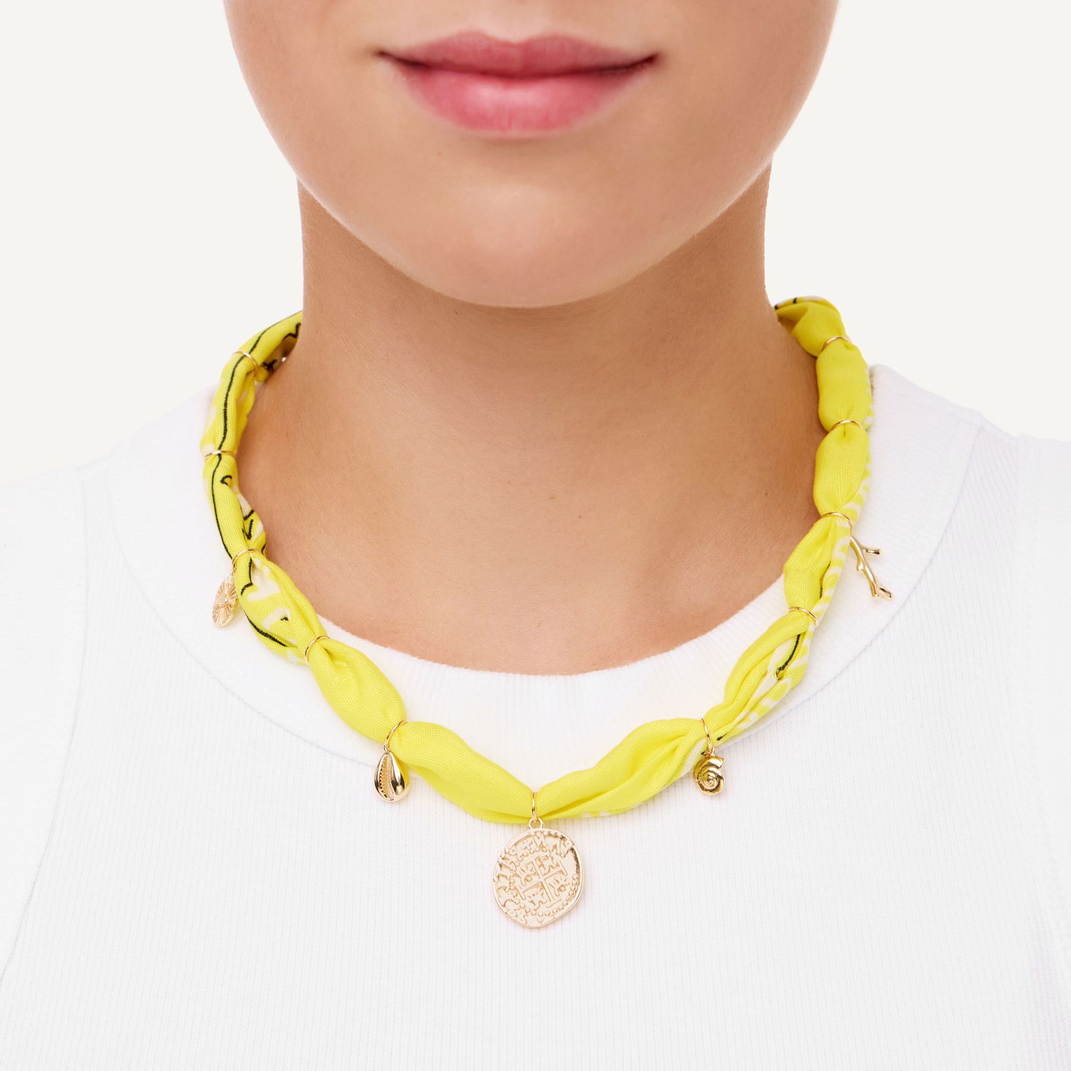 Колье Bandana Necklace - Yellow