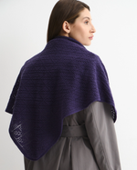 Женская косынка DBR 0045 темно-фиолетовый