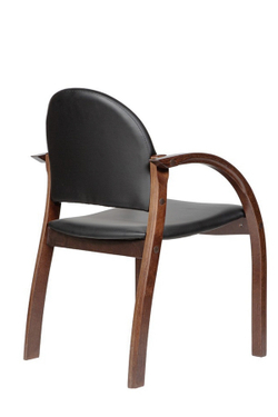 Стул для посетителей ДЖУНО (ткань, кожа, экокожа)