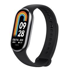 Силиконовый ремешок Silicon Loop для Xiaomi Mi Band 8 (Черный)