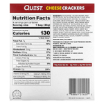 Quest Nutrition, Сырные крекеры, острый чеддер, 4 пакетика по 30 г (1,06 унции)