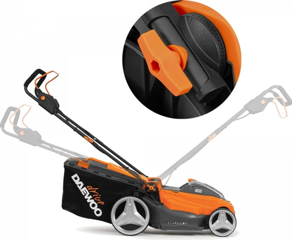 Газонокосилка аккумуляторная DAEWOO DLM 4042Li без акб и зу