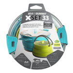 Sea to Summit набор складной посуды X-Set 33(кастрюля X-Pot 2.8l, чайник X-Pot Kettle 1.3l)