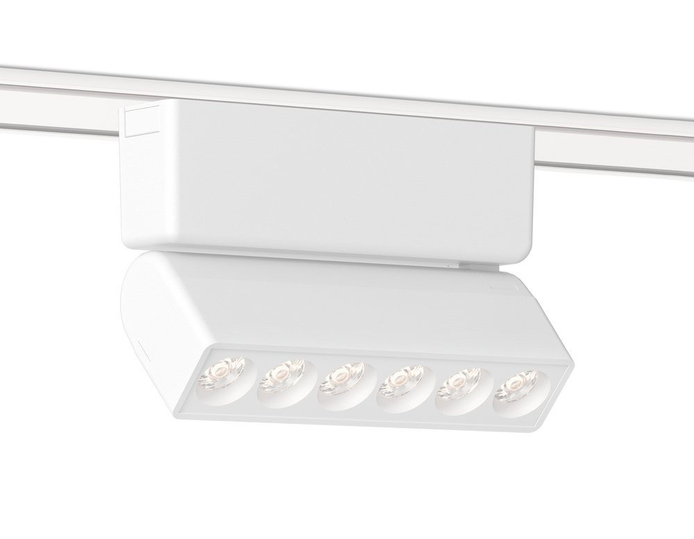 Светильник светодиодный трековый для шинопровода Magnetic Ultra Slim GV1468 WH белый IP20 6W 4200K 48V 24° 122*26*80