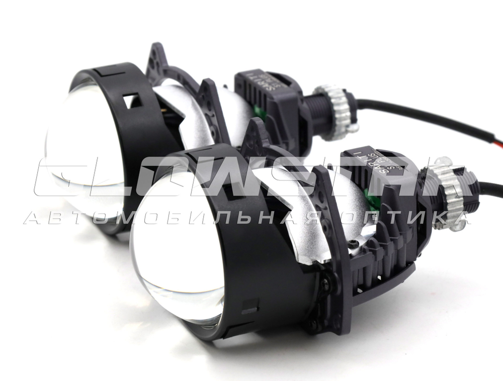 Билед модули Sariti S1 Plus 2025 3.0 дюйма, 2 чипа, 5500K, 12V, 53W/61W, крепление 3R и съемное гаечное (комплект, 2шт)