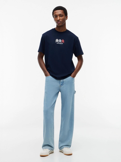 Футболка Tommy Jeans Multi-Crest Logo Dark Navy