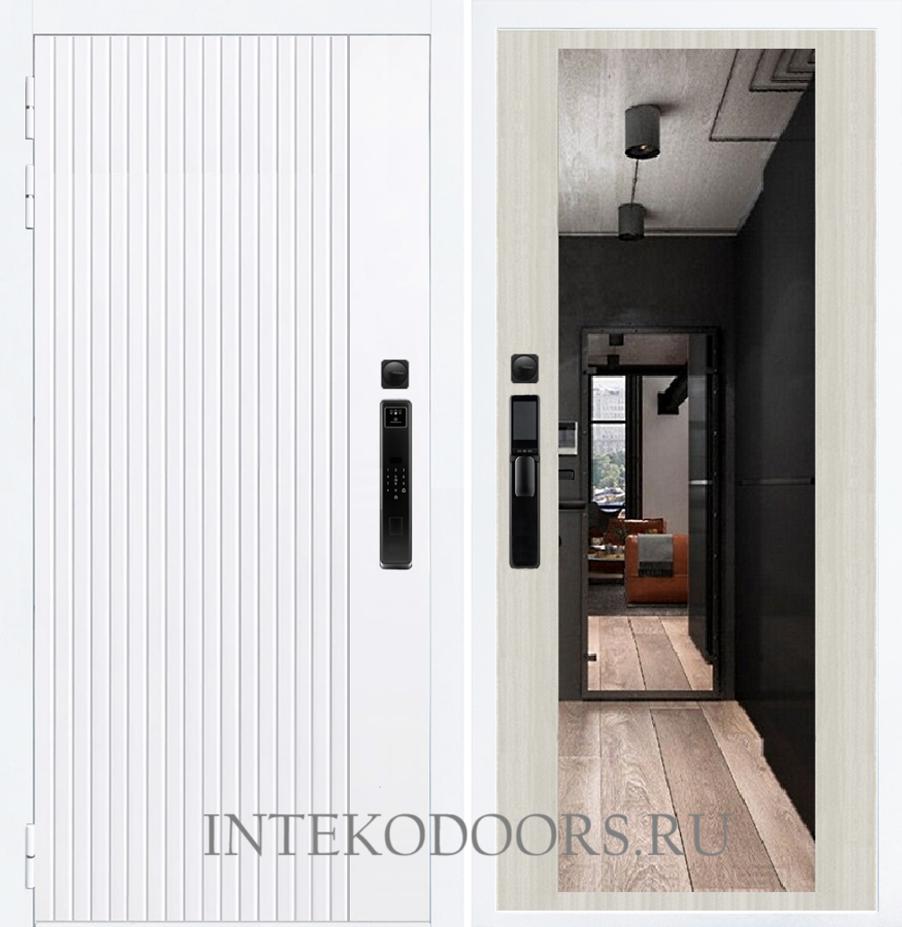 Вертикаль Белая F55 с зеркалом