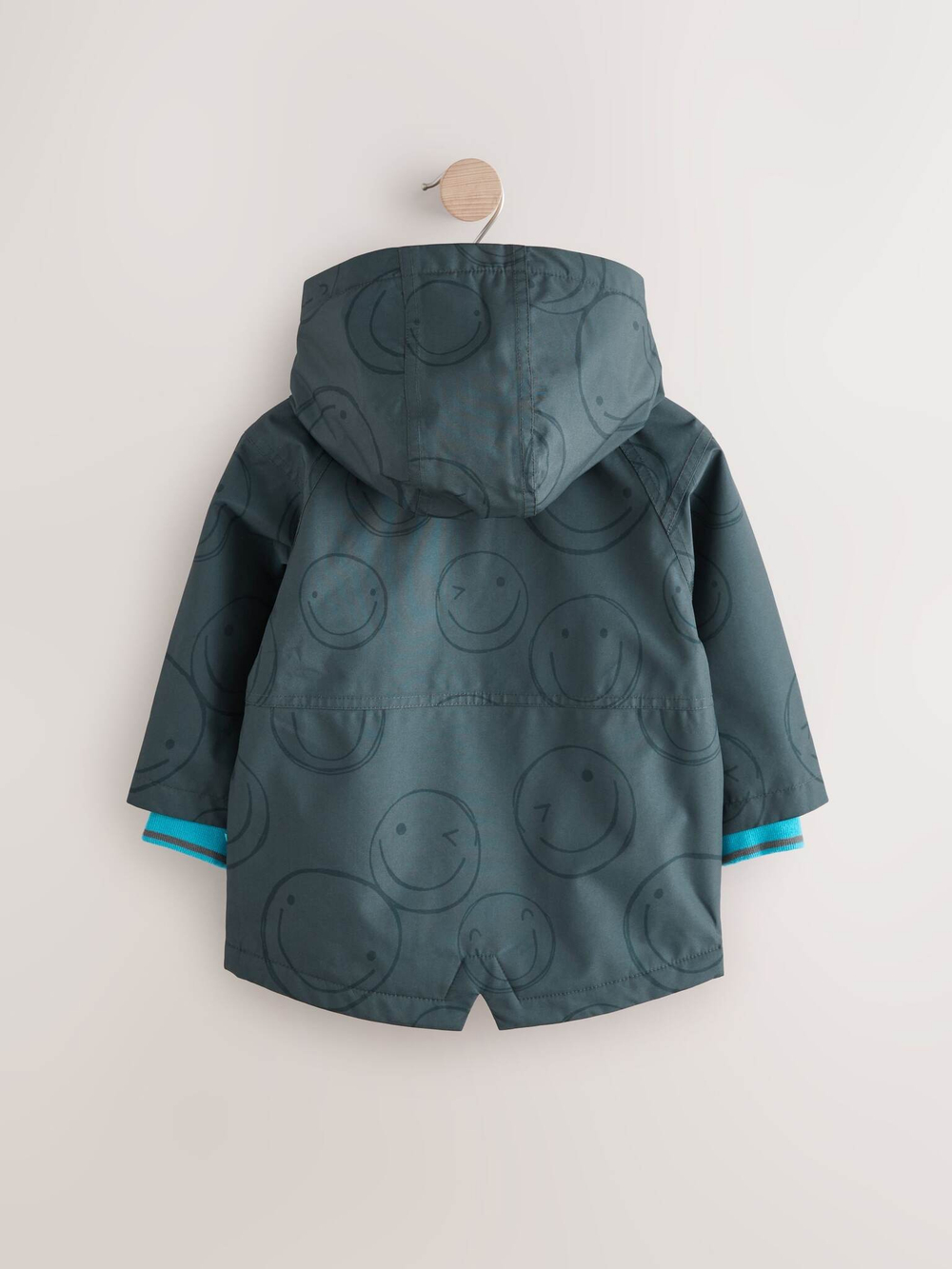 Куртка непромокаемая с флисовой подкладкой Next Q60-461, Черный